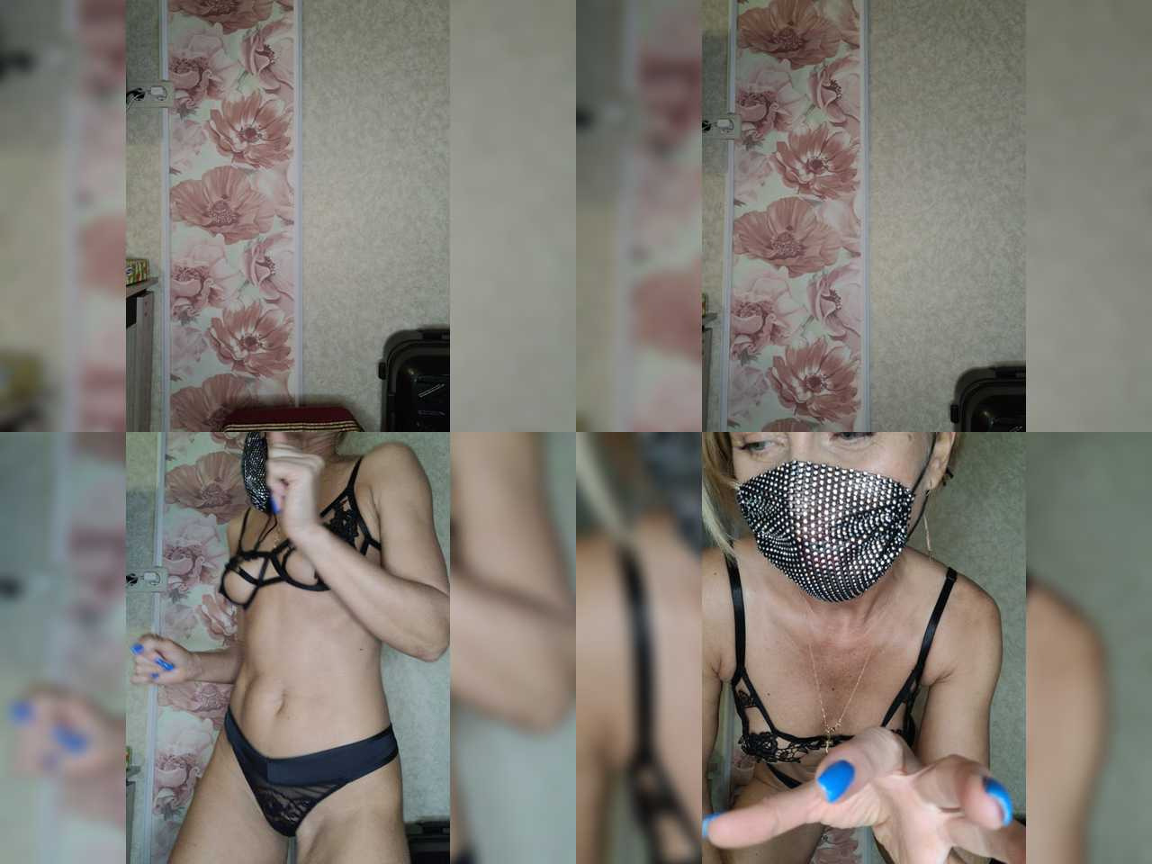 Cam Model LedysLife Webcam Blue Eyes Chatting Blowjob White Ball Licking Female